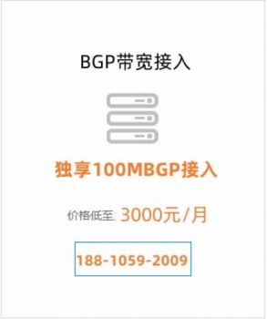 BGP带宽接入